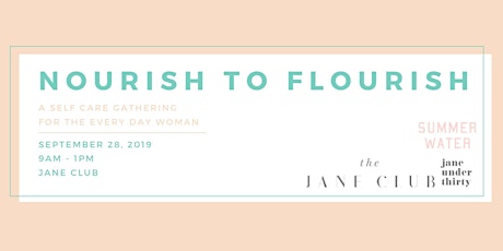 Nourish to Flourish: Come Refill Your Cup With A Morning of Self Care primary image