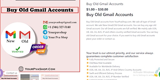 Imagen principal de Buy Old Gmail Accounts