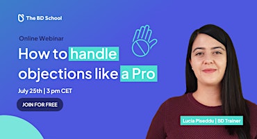 Webinar: How to handle objections like a pro primary image