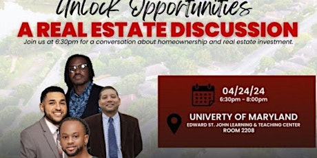 Unlock Opportunities: A Real Estate Discussion primary image