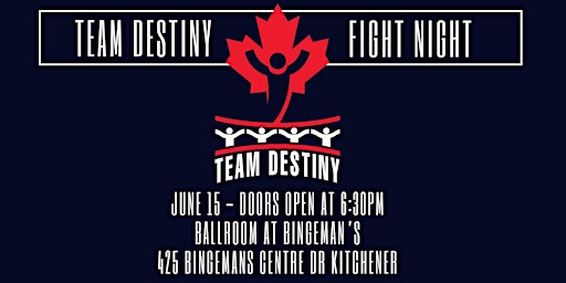 Imagem principal do evento Destiny Boxing Fight Night