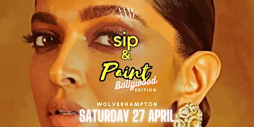 Imagem principal do evento Bollywood Sip & Paint Party