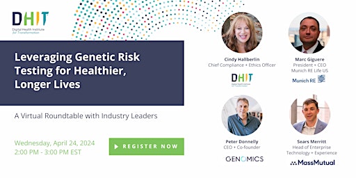 Digital Health Virtual Roundtable: Leveraging Genetic Risk Testing  primärbild