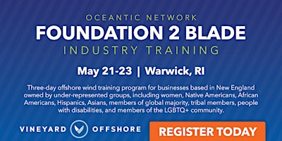 Imagem principal do evento Foundation 2 Blade for Diverse New England Businesses