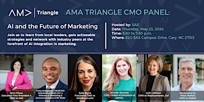 Imagem principal do evento 2024 Annual AMA Triangle CMO Panel