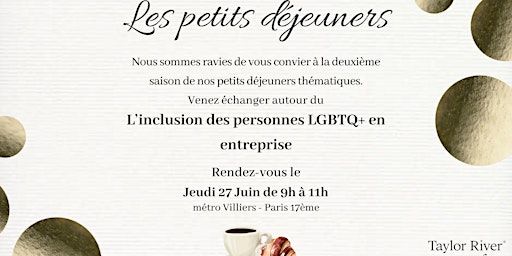 Petit déjeuner RH : l'inclusion des personnes LGBTQ+ en entreprise primary image