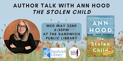Imagem principal do evento Author Talk with Ann Hood: The Stolen Child