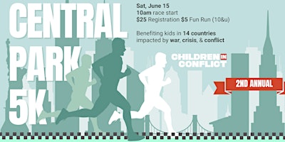 Central Park 5K benefitting Children in Conflict primary image