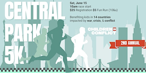 Imagem principal de Central Park 5K benefitting Children in Conflict