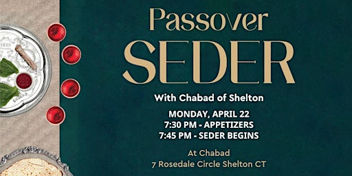 Imagem principal do evento Community Passover Seder: Shelton