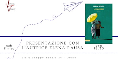 Imagen principal de Presentazione "Le invisibili" di Elena Rausa