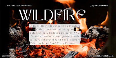 Imagem principal do evento WILDFIRE:  A Summer Dining & Gathering Adventure Under the Stars