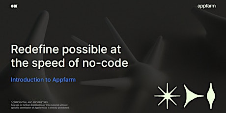 Redefine possible at the speed of no-code