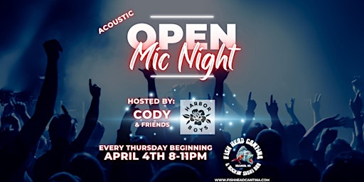 Imagem principal do evento Acoustic Open Mic with Cody