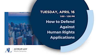 How to Defend Against Human Rights Applications | Employment Law for Employers