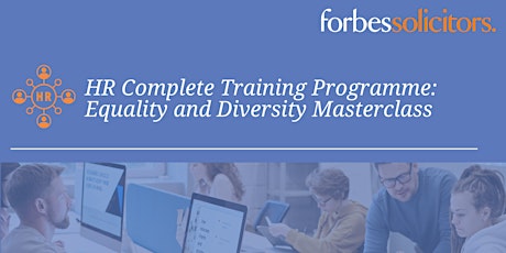 HR Complete Training: Equality and Diversity Masterclass primary image