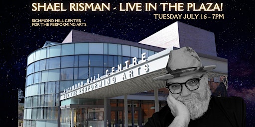 Imagem principal do evento SHAEL RISMAN - LIVE AT THE PLAZA!