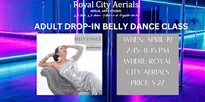 Hauptbild für ADULT DROP-IN BELLY DANCE CLASS