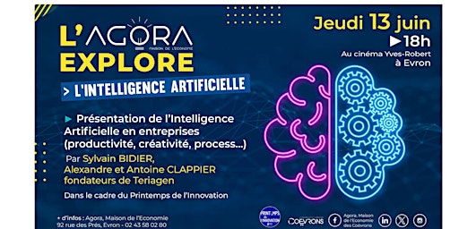 Primaire afbeelding van L'Agora Explore l'Intelligence Artificelle