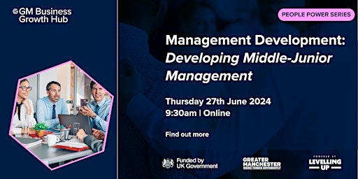 Management Development – Developing Middle/Junior Managers primary image