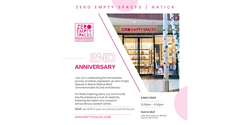 Zero Empty Spaces (Natick, MA) 2 Year Anniversary During Boston Design Week  primärbild