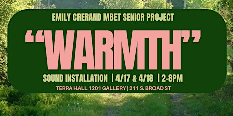 "Warmth" - Emily Crerand Senior Project primary image