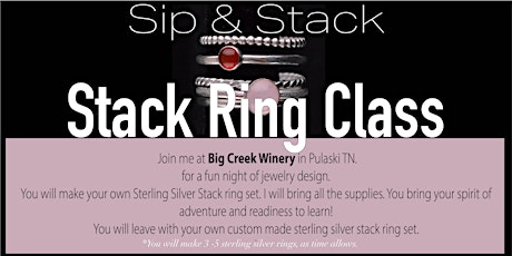 Sip & Stack - Stack Ring Class