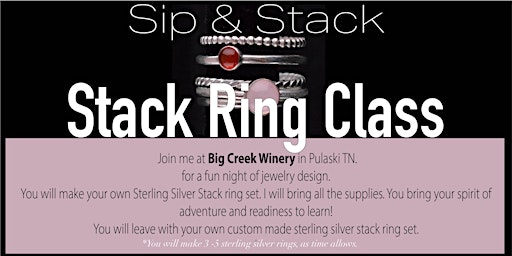 Immagine principale di Sip & Stack - Stack Ring Class 