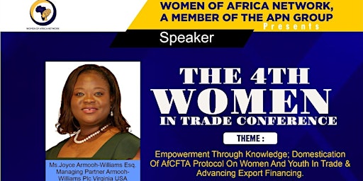 The Women of Africa Network proudly announces the 4th Annual Women in Trade primary image