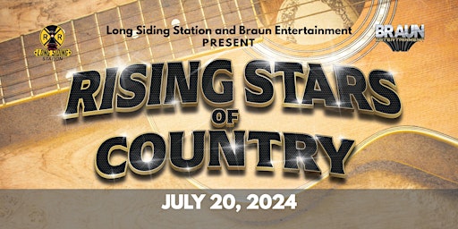 Rising Stars of Country Music Festival at Long Siding Station! primary image