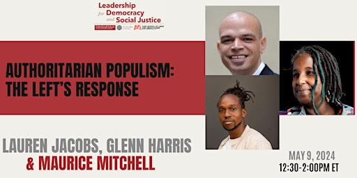 Imagem principal do evento LDSJ Lecture Series: Lauren Jacobs, Glenn Harris & Maurice Mitchell