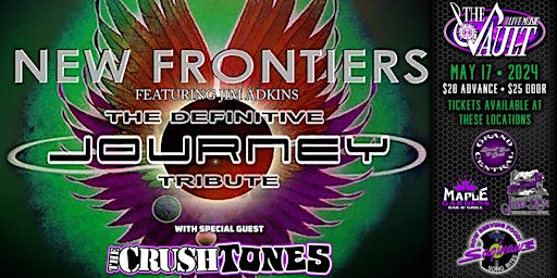 NEW FRONTIERS "The Definitive Journey Tribute" wsg/ The Crushtones  primärbild