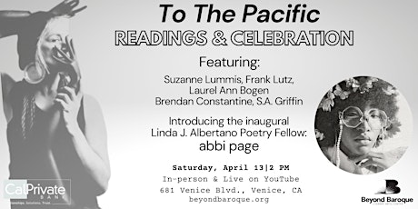 Primaire afbeelding van To the Pacific: Introducing the Inaugural Linda J. Albertano Poetry Fellow