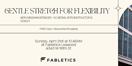 FREE WORKOUT: Gentle Stretch for Flexibility with KC Aerial Arts