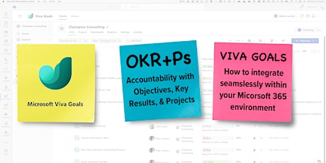 Microsoft Viva Goals Webinar with Coach Rob Simons