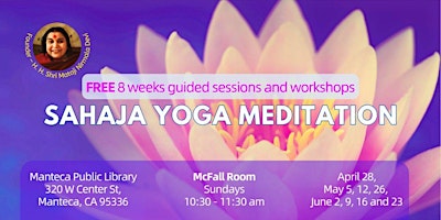 Imagen principal de Free 8-Week Guided Meditation Sessions in Manteca Public Library