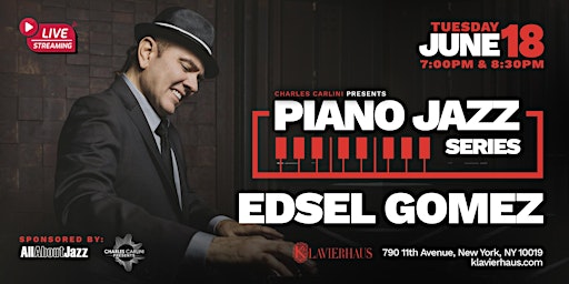 Imagem principal do evento Piano Jazz Series: Edsel Gomez