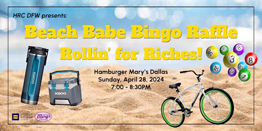 Primaire afbeelding van Beach Babe Bingo Raffle: Rollin' for Riches!