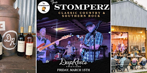 Image principale de CLASSIC COUNTRY&SOUTHERN ROCK ft. The Stomperz- plus Tx wine/craft beer!