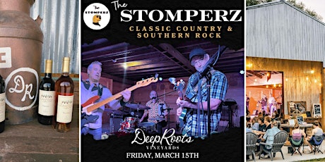 CLASSIC COUNTRY&SOUTHERN ROCK ft. The Stomperz- plus Tx wine/craft beer!