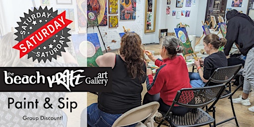 Saturday Paint and Sip - Group Discount primary image
