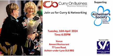 Curry On Business Networking Event on 16th April 2024