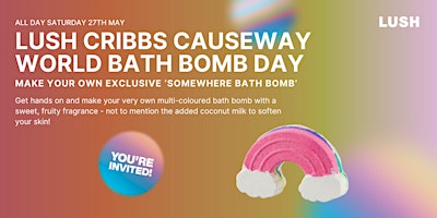 Primaire afbeelding van Make Your Own Bath Bomb @ LUSH Cribbs Causeway!