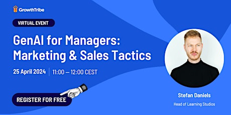 Hauptbild für GenAI for Managers: Marketing & Sales Tactics