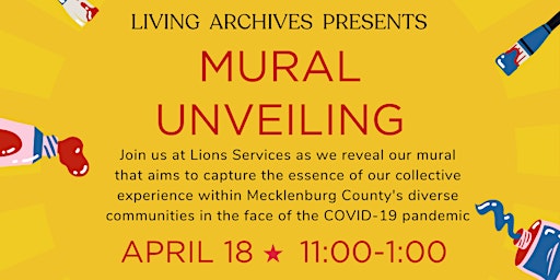 Imagem principal do evento Living Archives Mural Reveal
