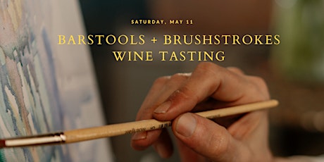 Barstools + Brushstrokes Wine Tasting