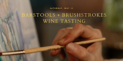 Imagen principal de Barstools + Brushstrokes Wine Tasting