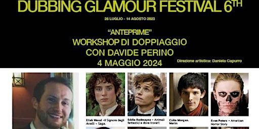 Doppiaggio - Masterclass a Genova con Davide Perino  primärbild