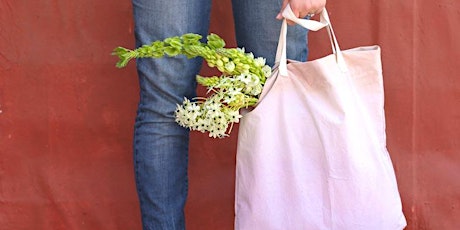 Hand Sewn Canvas Tote Bag