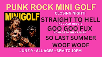 Primaire afbeelding van Punk Rock Mini Golf (Night 4) @ Maker Park Radio